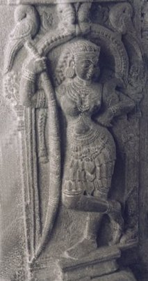 tantric goddess sculpture, Kolaramma temple, Kolar